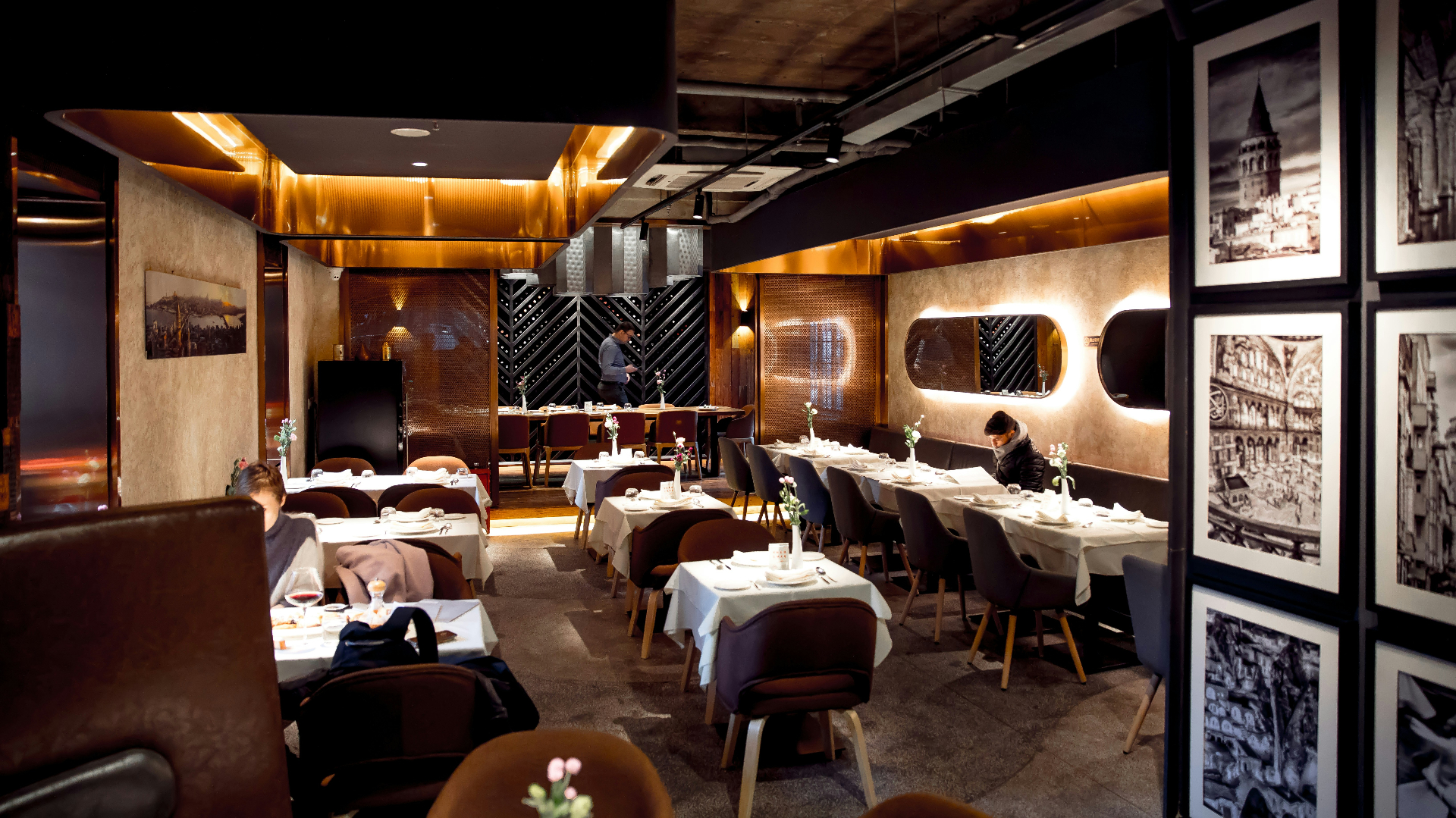 Restaurant exterior showcasing our elegant dining atmosphere